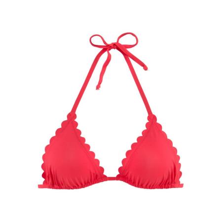 Lascana LASCANA Bikinitop Scallop rood
