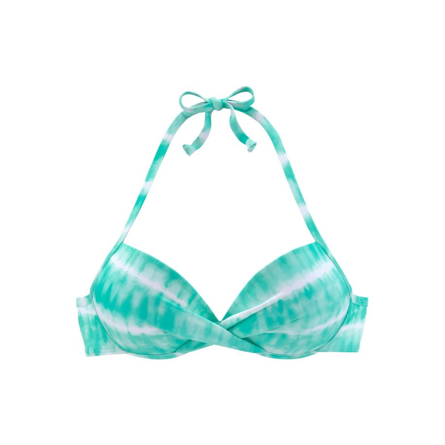 s.Oliver Bikinitop turquoise / wit Blauw