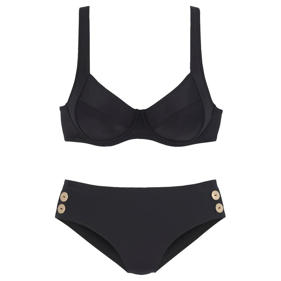 VIVANCE VIVANCE Bikini beige / zwart -