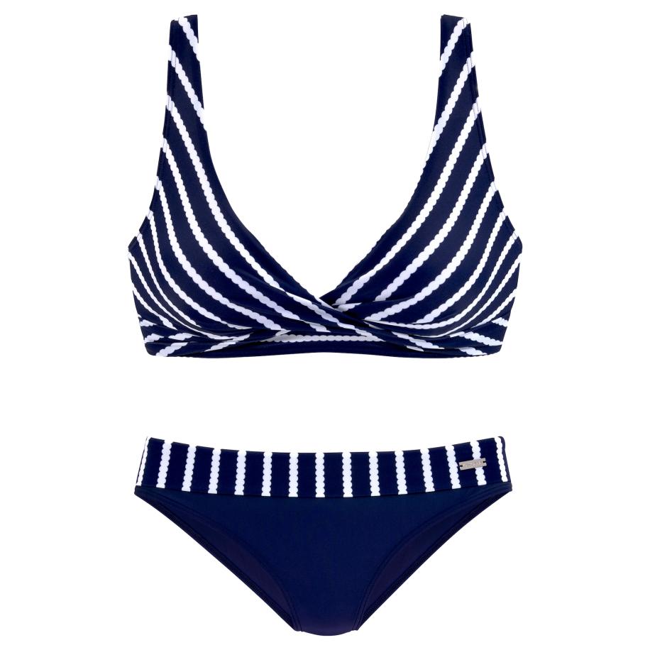 Lascana LASCANA Bikini navy / wit -
