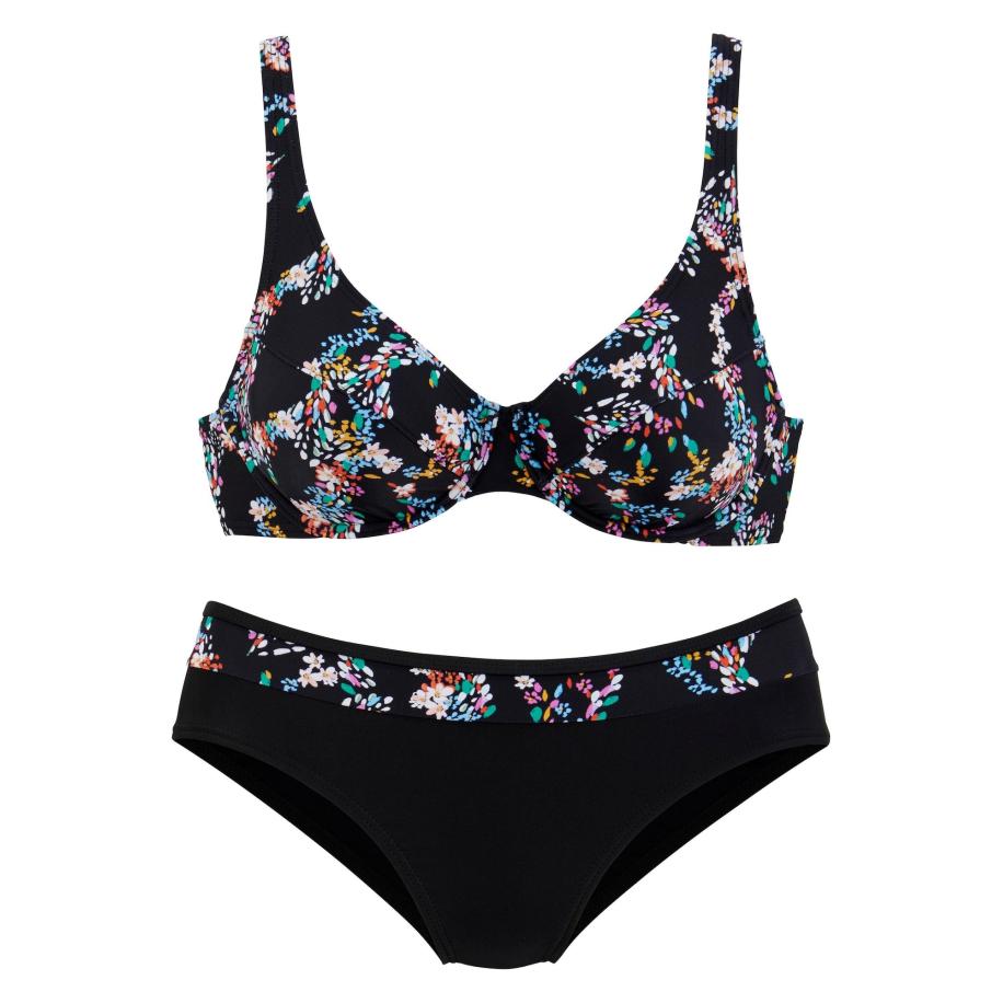 PETITE FLEUR PETITE FLEUR Bikini gemengde kleuren / zwart -