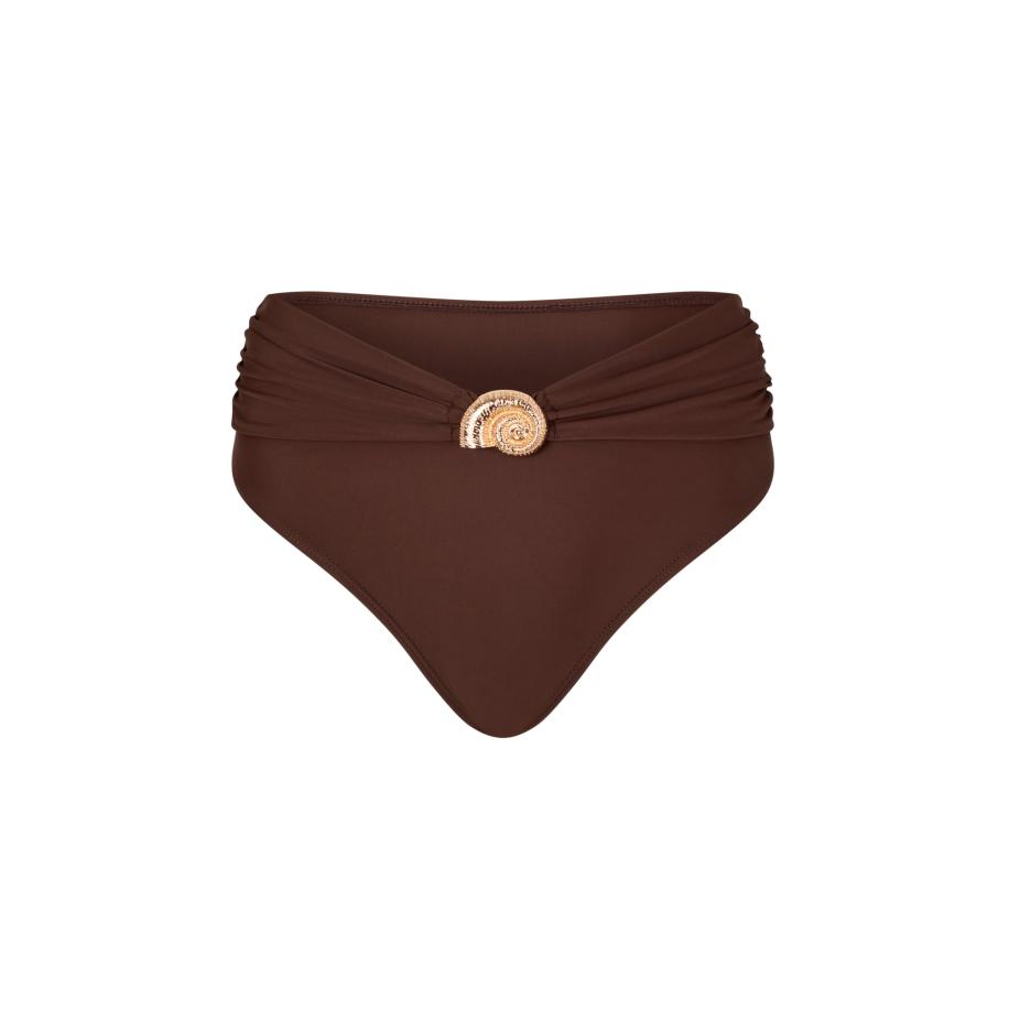 Moda Minx Moda Minx Bikinibroek Nautilius Shell bruin -