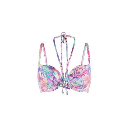 LingaDore LingaDore Bikinitop turquoise / lichtblauw / lila / lichtroze