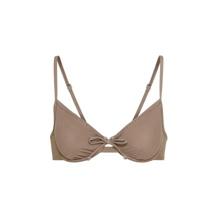 Lascana LSCN by LASCANA Bikinitop taupe -