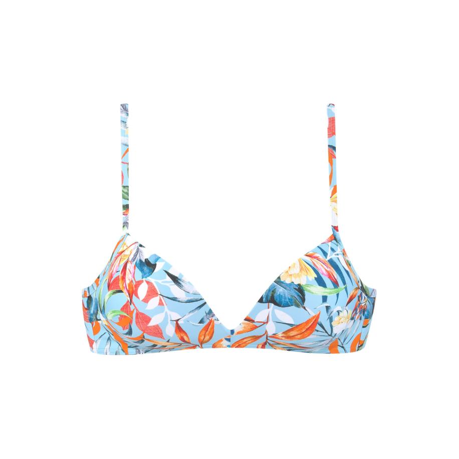 Venice Beach VENICE BEACH Bikinitop lichtblauw / oranje / wit -