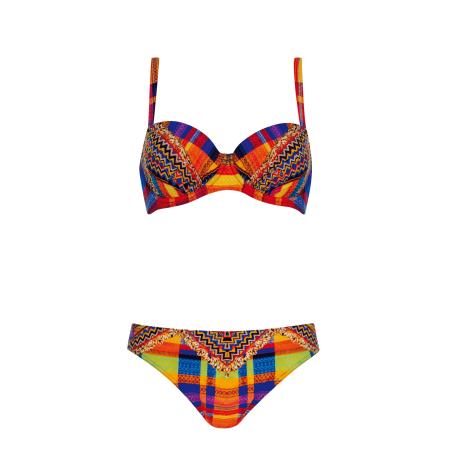 Sunflair SUNFLAIR Bikini blauw / navy / donkergeel / donkeroranje