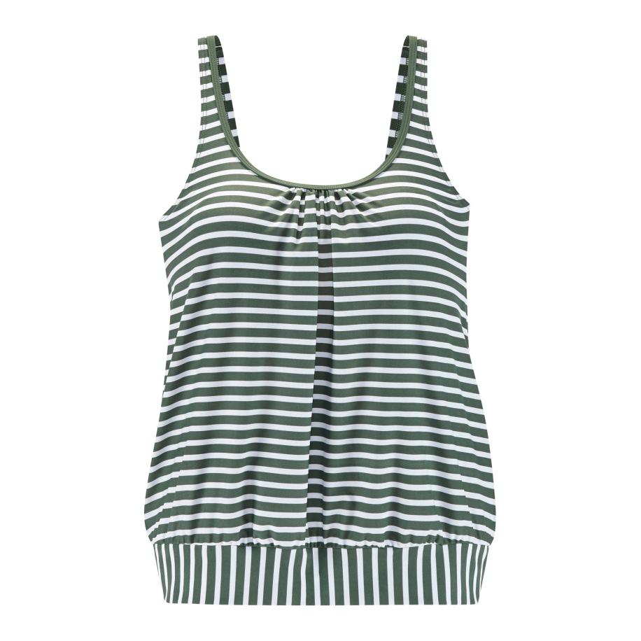 Venice Beach VENICE BEACH Tankinitop olijfgroen / wit -