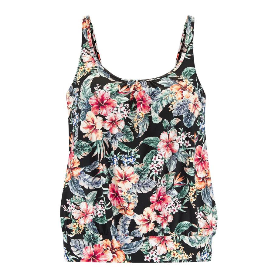 Lascana LASCANA Tankini groen / bloedrood / zwart / wit -