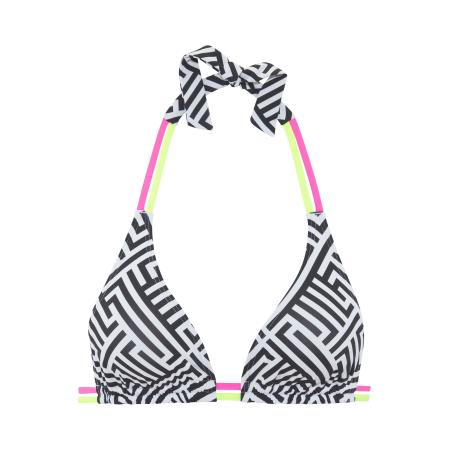 Buffalo BUFFALO Bikinitop neongroen / pink / zwart / wit