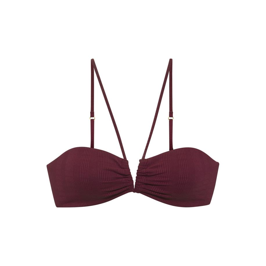 Copenhagen Studios Copenhagen Studios Bikinitop wijnrood -