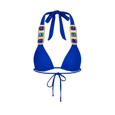 Moda Minx Moda Minx Bikinitop Boujee blauw / turquoise / goud