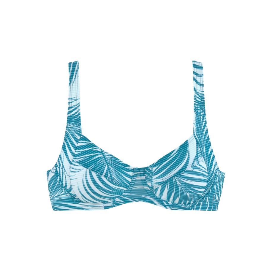 Lascana LASCANA ACTIVE Sportbikinitop petrol / wit -
