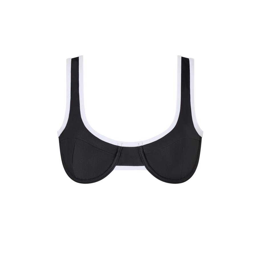 Moda Minx Moda Minx Bikinitop zwart / wit -