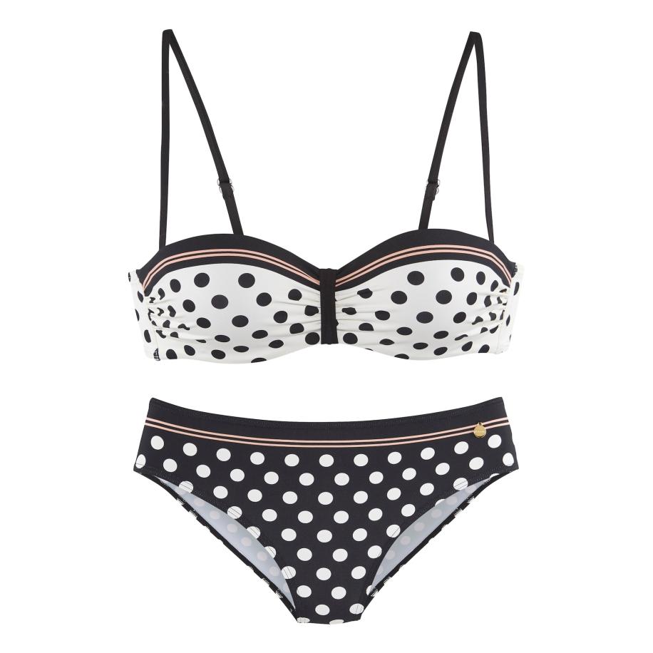 Lascana LASCANA Bikini zwart / wit -