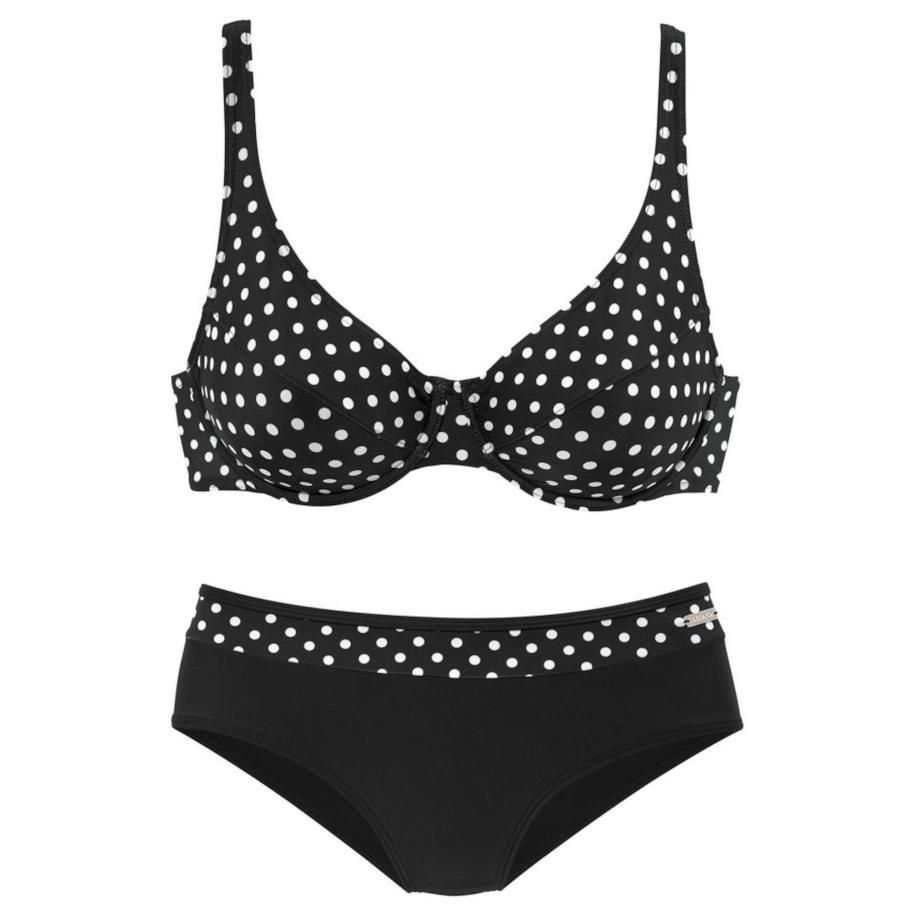 Lascana LASCANA Bikini zwart / wit -
