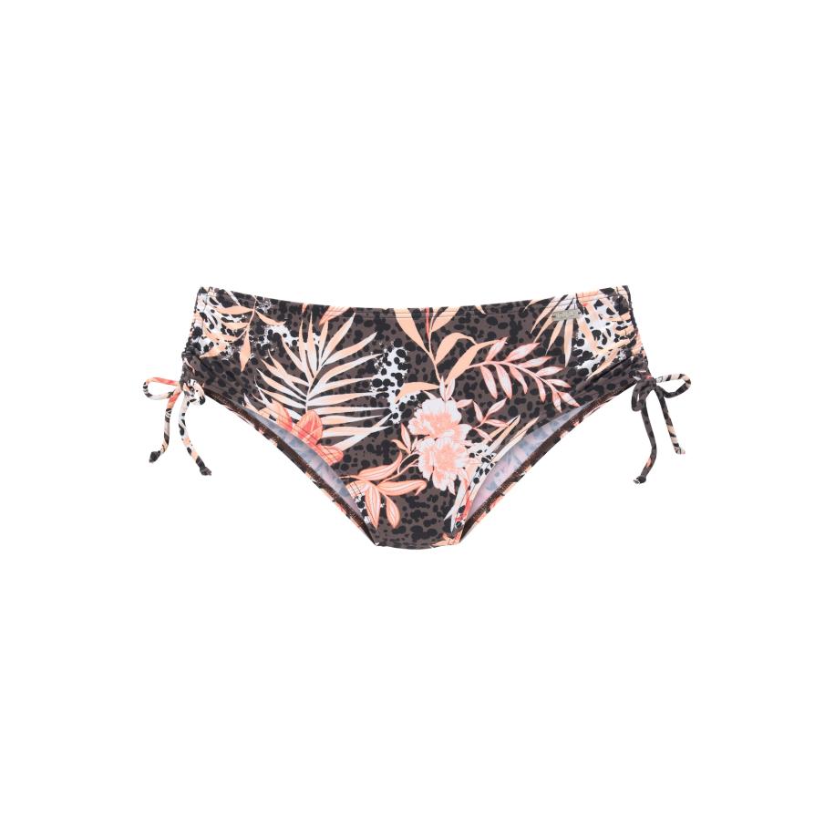 Buffalo BUFFALO Bikinibroek donkerbruin / perzik / zwart / wit -