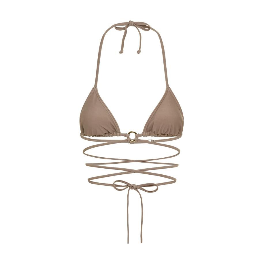 Lascana LSCN by LASCANA Bikinitop taupe -