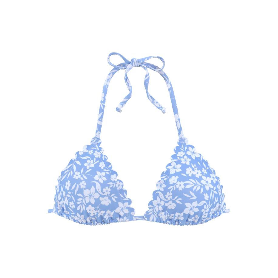 VIVANCE VIVANCE Bikinitop blauw / wit -