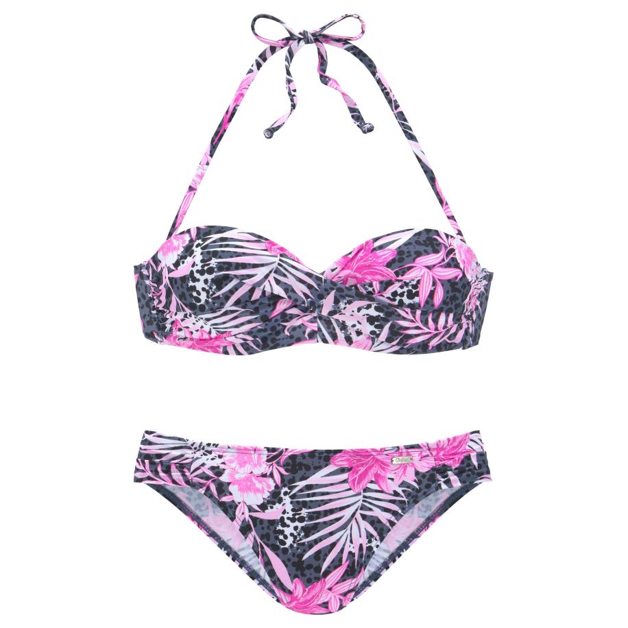 Buffalo BUFFALO Bikini grijs / lichtroze / zwart / wit -