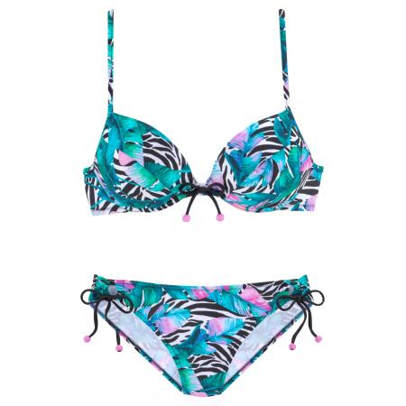 VIVANCE VIVANCE Bikini jade groen / pink / zwart / wit