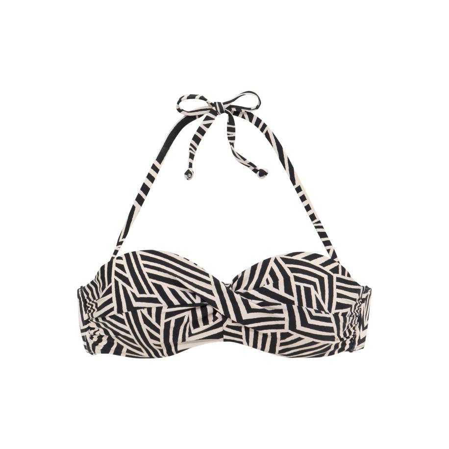 Lascana LASCANA Bikinitop beige / zwart -