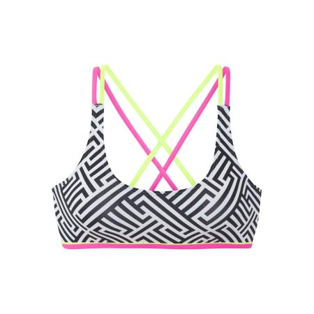 Buffalo BUFFALO Bikinitop limoen / pink / zwart / offwhite