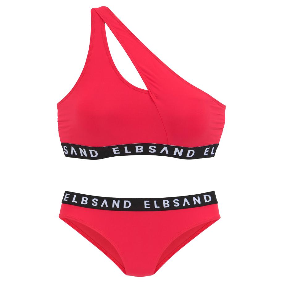Elbsand Elbsand Bikini vuurrood / zwart / wit -