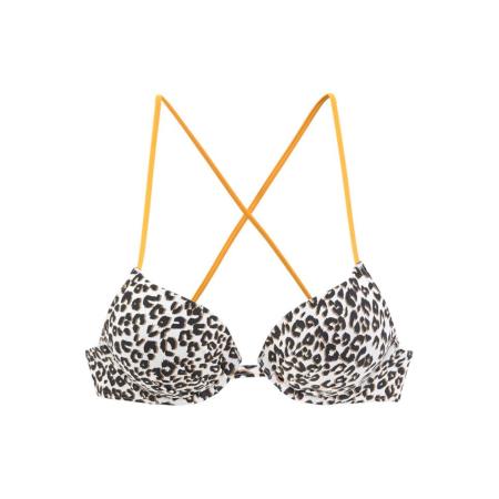 Buffalo BUFFALO Bikinitop Kitty bruin / geel / wit