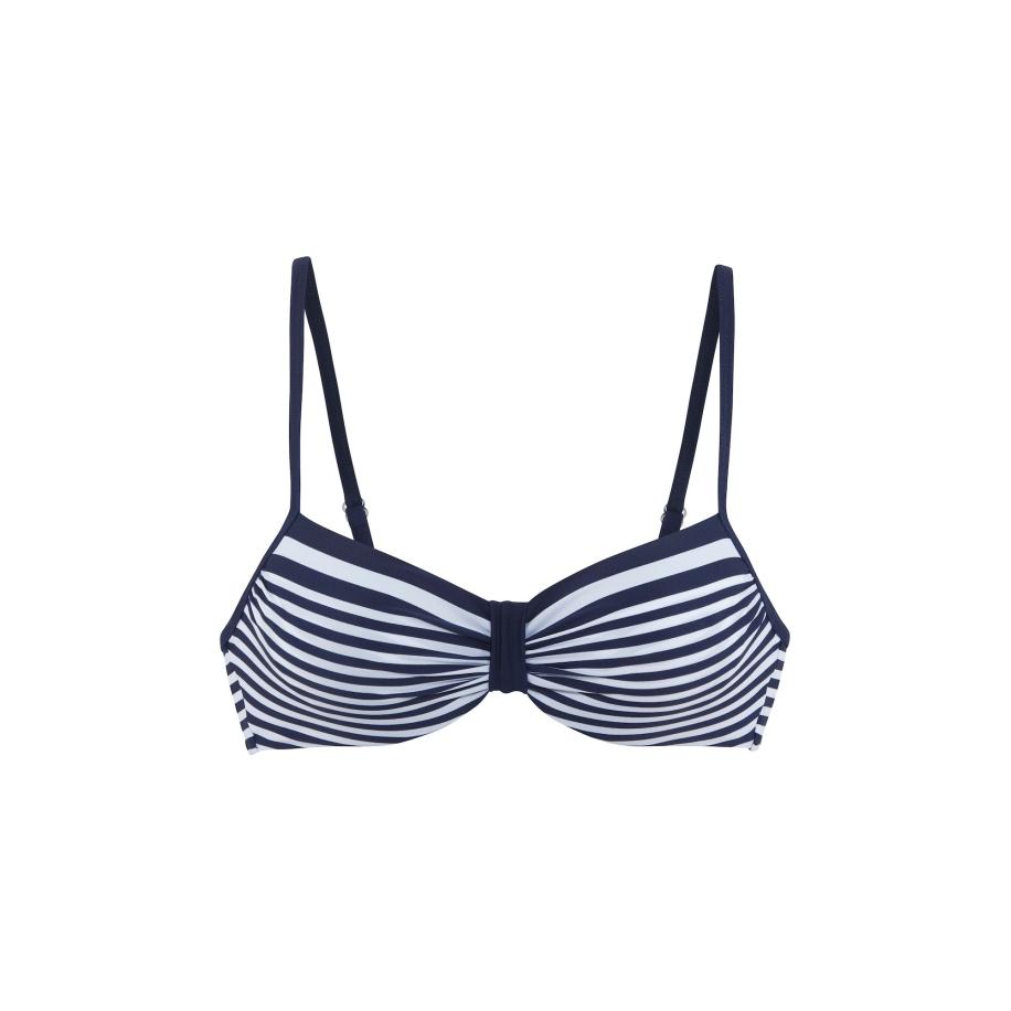 Lascana LASCANA Bikinitop marine / wit -