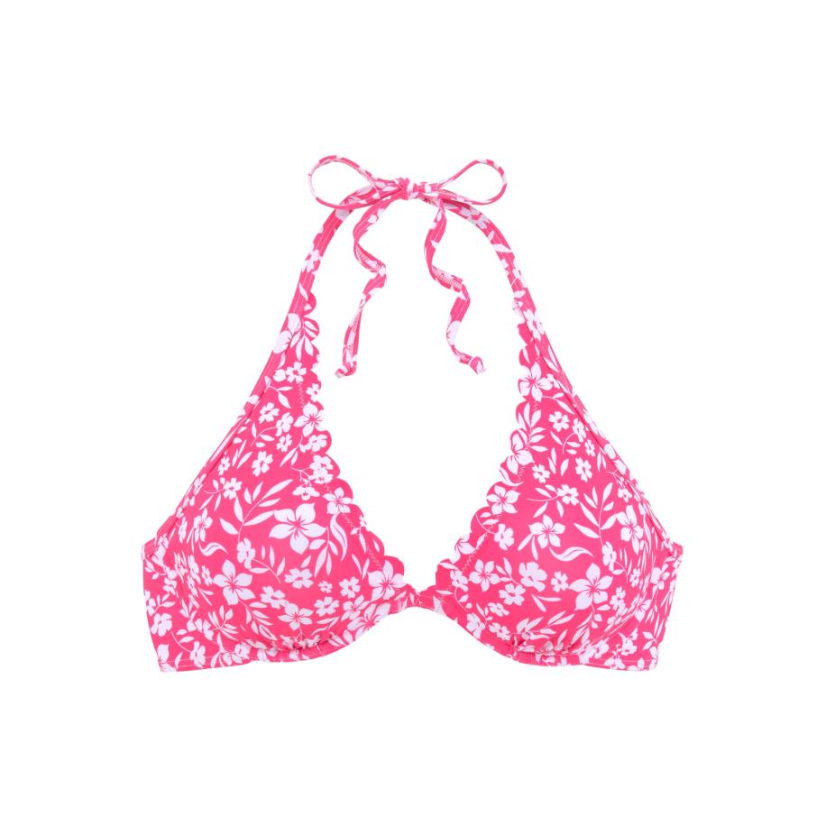 VIVANCE VIVANCE Bikinitop pink / wit -