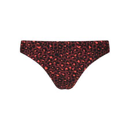 Cruz Cruz Bikinibroek Aprilia neonrood / donkerrood / zwart