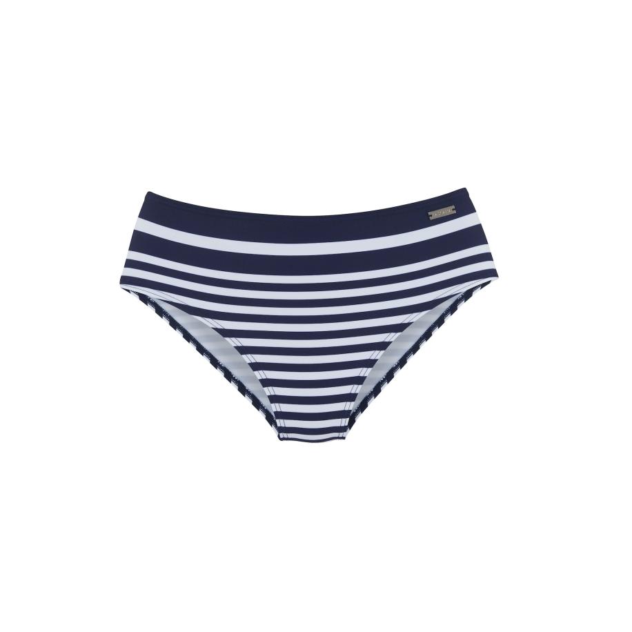 Lascana LASCANA Bikinibroek marine / wit -