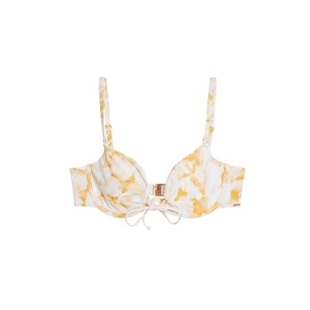 Desigual Desigual Bikinitop Tulip curry / wit
