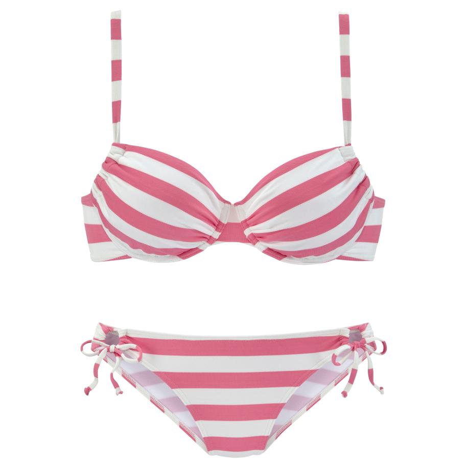 Venice Beach VENICE BEACH Bikini pink / wit -