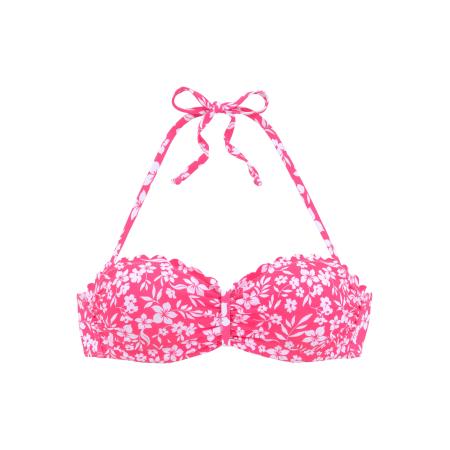 VIVANCE VIVANCE Bikinitop pink / wit