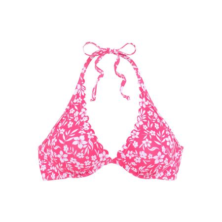 VIVANCE VIVANCE Bikinitop pink / wit