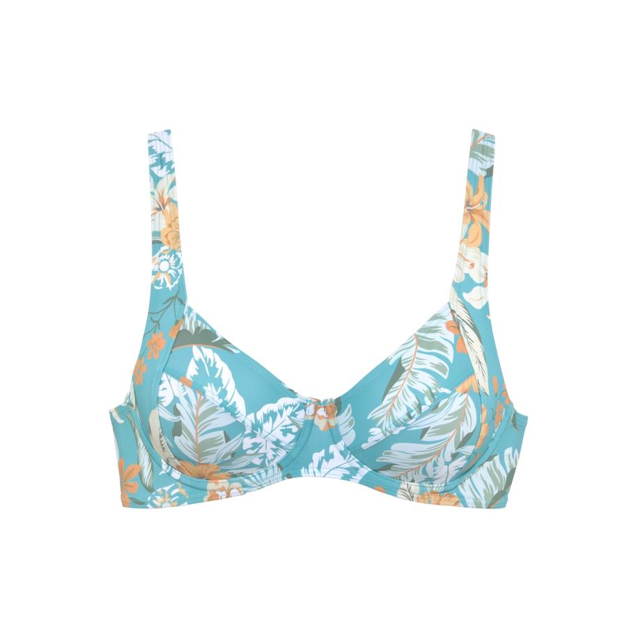 Sunseeker SUNSEEKER Bikinitop crème / blauw / kaki / oranje -