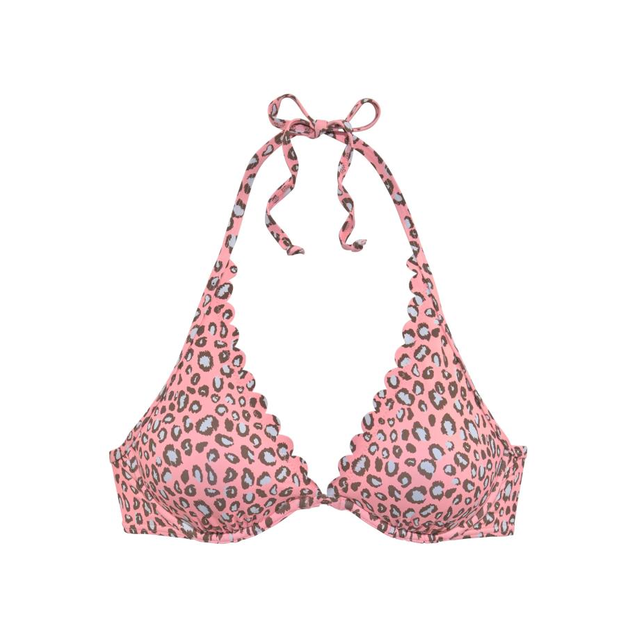 Lascana LASCANA Bikinitop bruin / pink / wit -