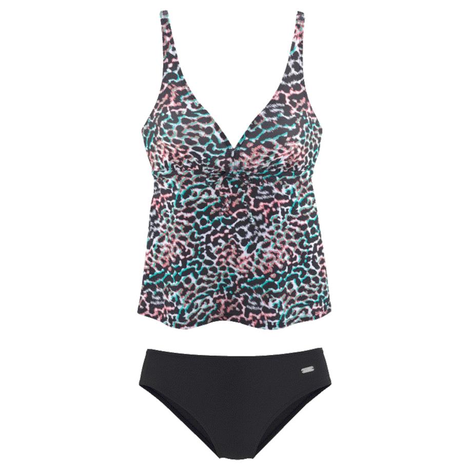 Venice Beach VENICE BEACH Tankini turquoise / rood / zwart -