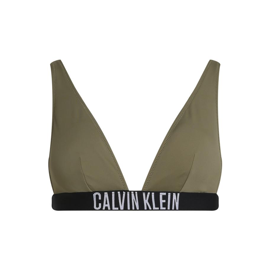 Calvin Klein Calvin Klein Swimwear Bikinitop groen / zwart / wit -
