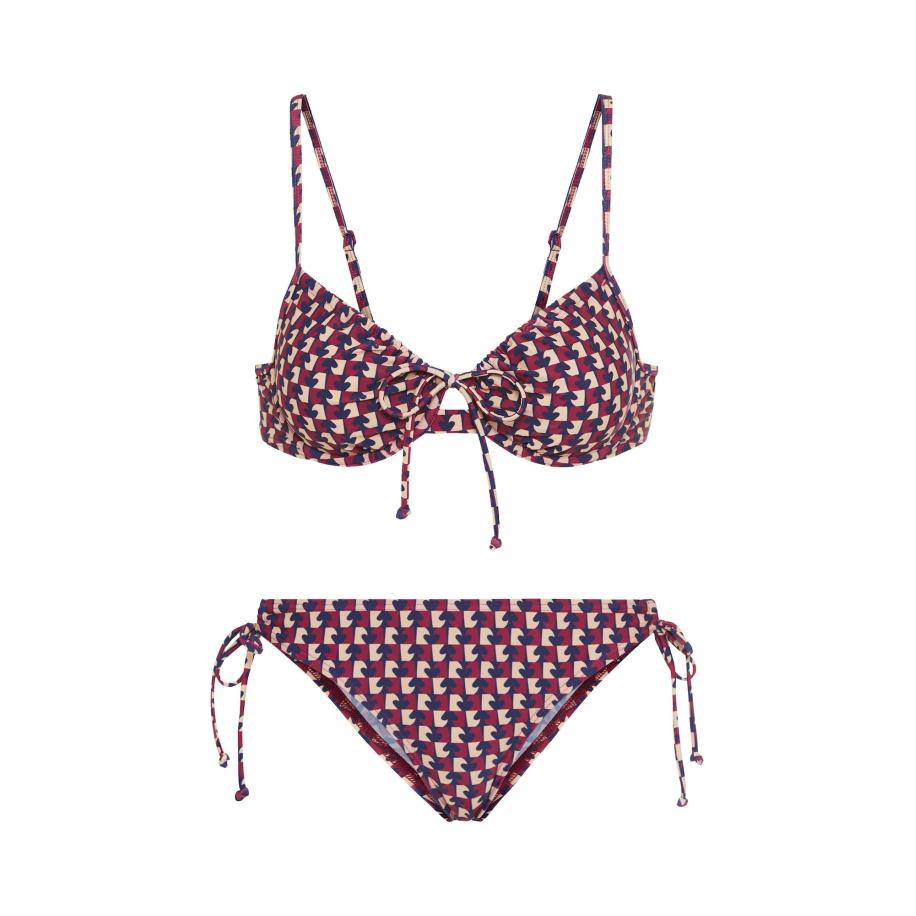 Lascana LSCN by LASCANA Bikini crème / navy / bordeaux -
