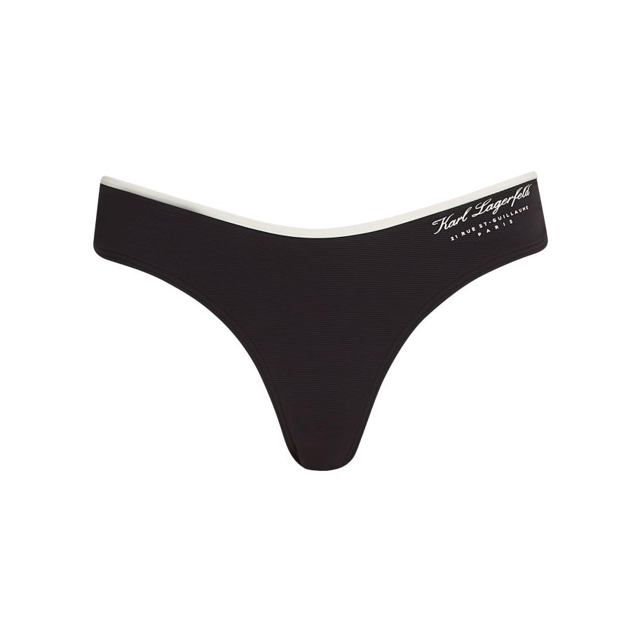 Karl Lagerfeld Karl Lagerfeld Bikinibroek zwart / wit -