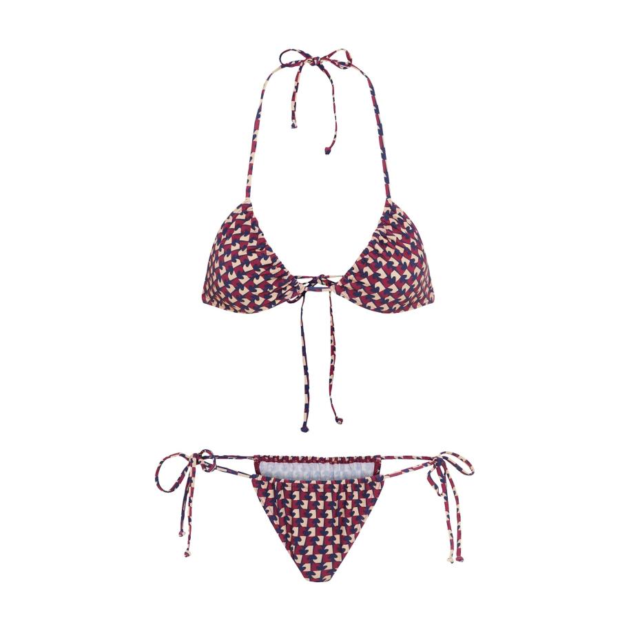 Lascana LSCN by LASCANA Bikini crème / navy / bordeaux -