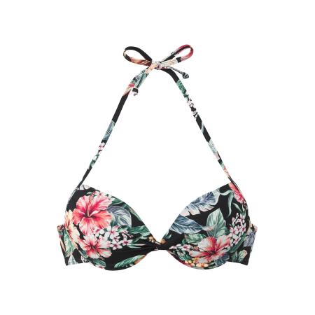 Lascana LASCANA Bikinitop groen / rood / zwart