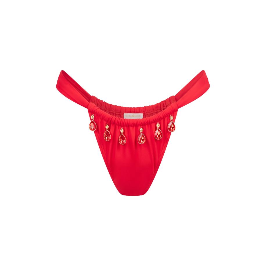 Moda Minx Moda Minx Bikinibroek Selene Droplet rood -