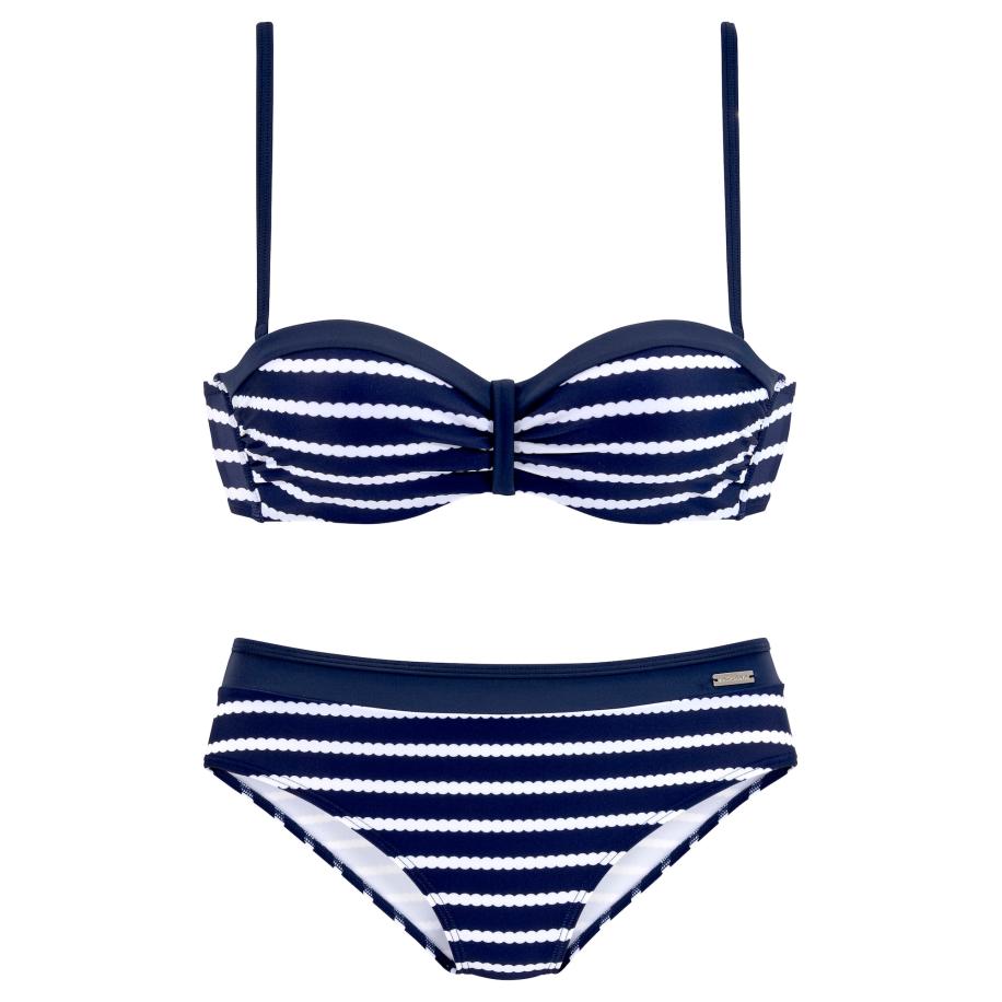 Lascana LASCANA Bikini navy / wit -