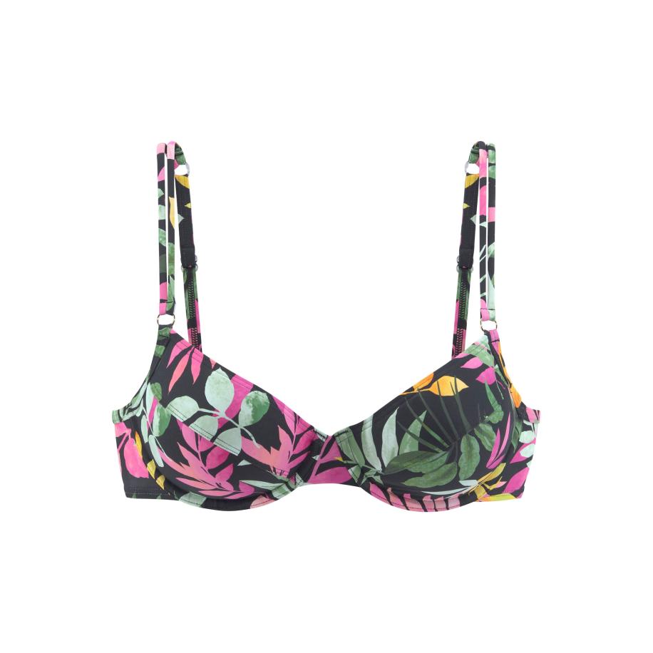 VIVANCE VIVANCE Bikinitop gemengde kleuren / zwart -