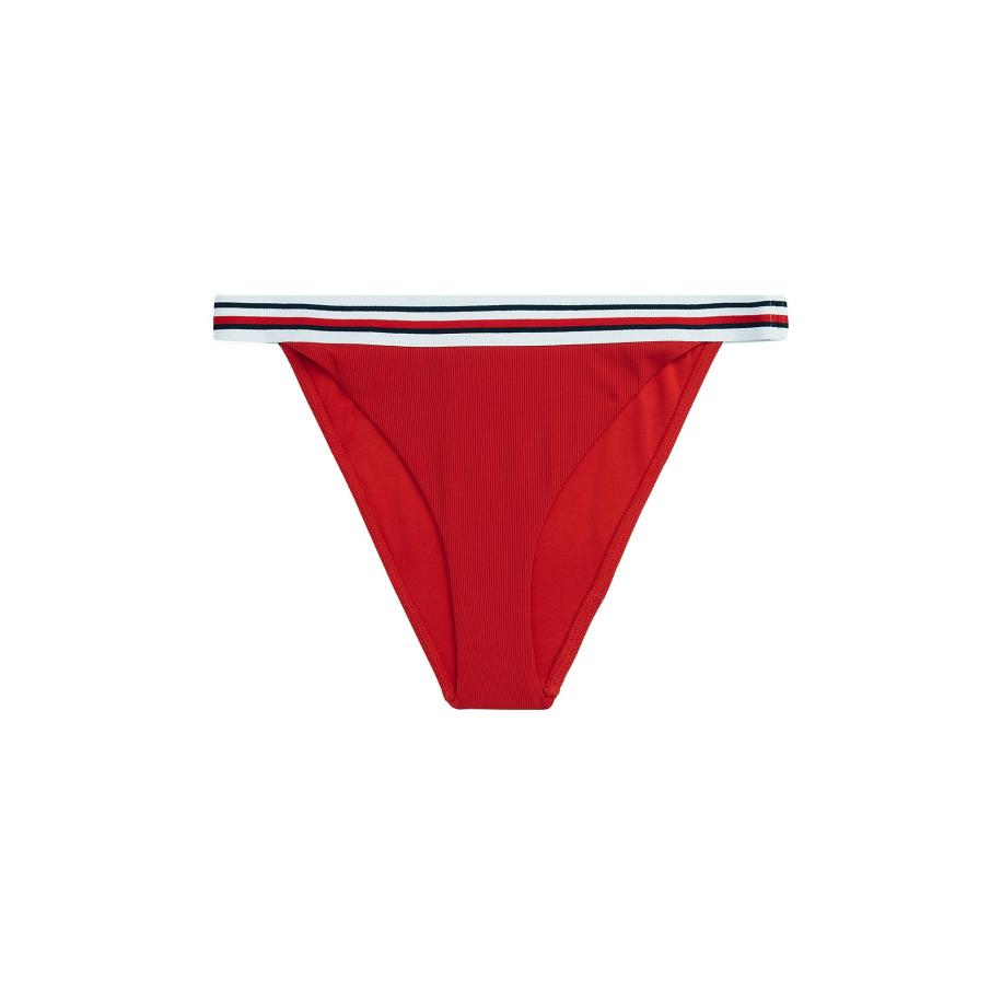 Tommy Hilfiger TOMMY HILFIGER Bikinibroek rood / zwart / wit -