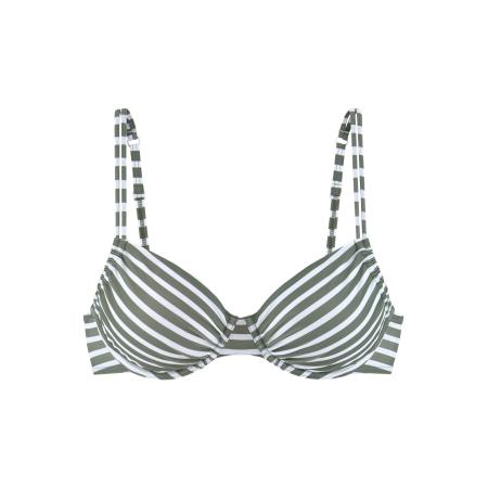 Venice Beach VENICE BEACH Bikinitop Summer donkergroen / wit