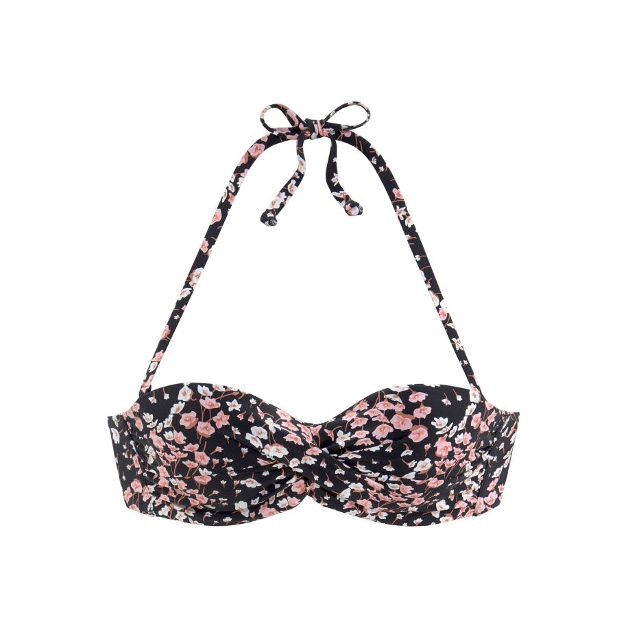 Lascana LASCANA Bikinitop gemengde kleuren / zwart -